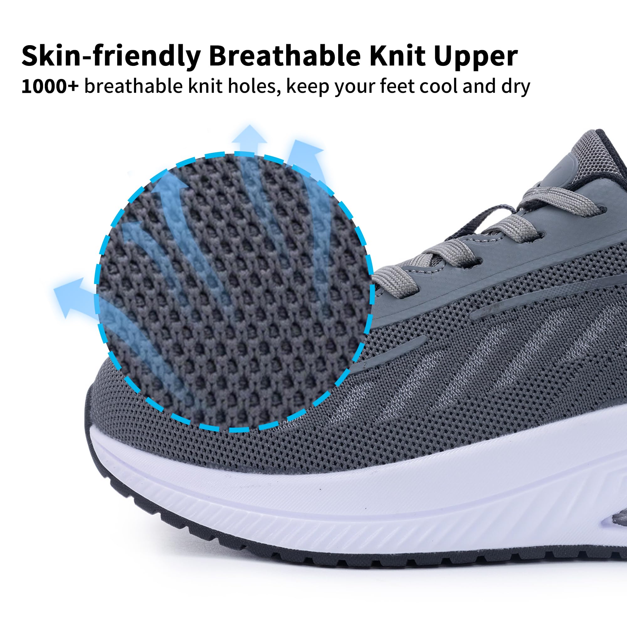 M MAGPER Womens Arch Support Trainers Plantar Fasciitis Shoes Orthotic Walking Trainers for Pain Relief 4.5-9 UK