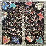 Silk Like Head Scarf for Women - Satin Large Hair Scarves Bandanas - 35" Square Silk Hair Wrap for Sleeping with Gift Packed
