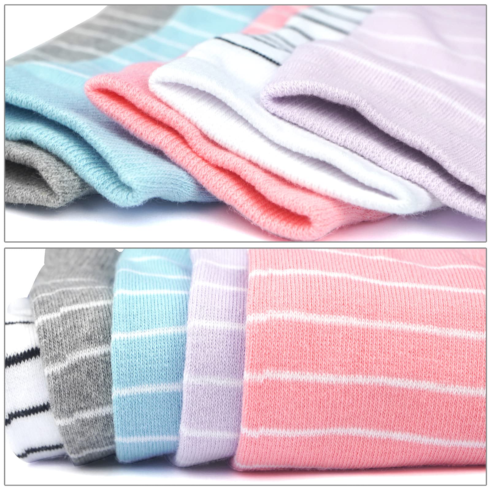 Chaussette à Doigts Femme Chaussettes Orteils Séparés de Sport en Coton Socks Femme Yoga Sport Respirable Socquettes 5 Paires