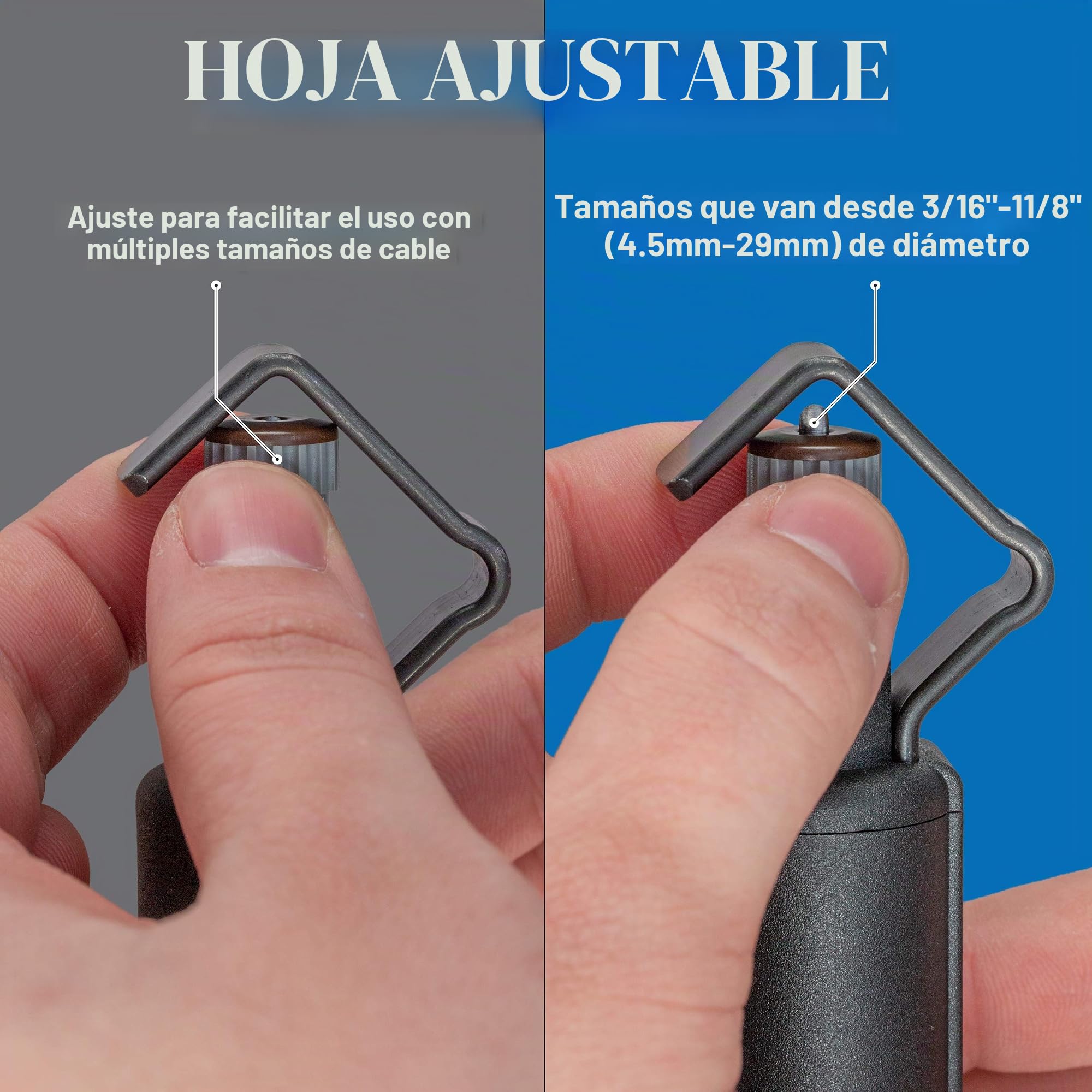 Herramientas de Jonard CST-1900 Round Cable Stripper para la eliminación rápida y precisa chaqueta, 3/16 "a 1 – 1/8" de diámetro