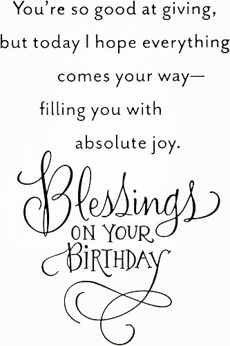 Miniatura 4 de Hallmark DaySpring - Tarjeta de cumpleaños religiosa (Bessings On Your Birthday) y tarjeta de cumpleaños religiosa DaySpring (Celebrating You)