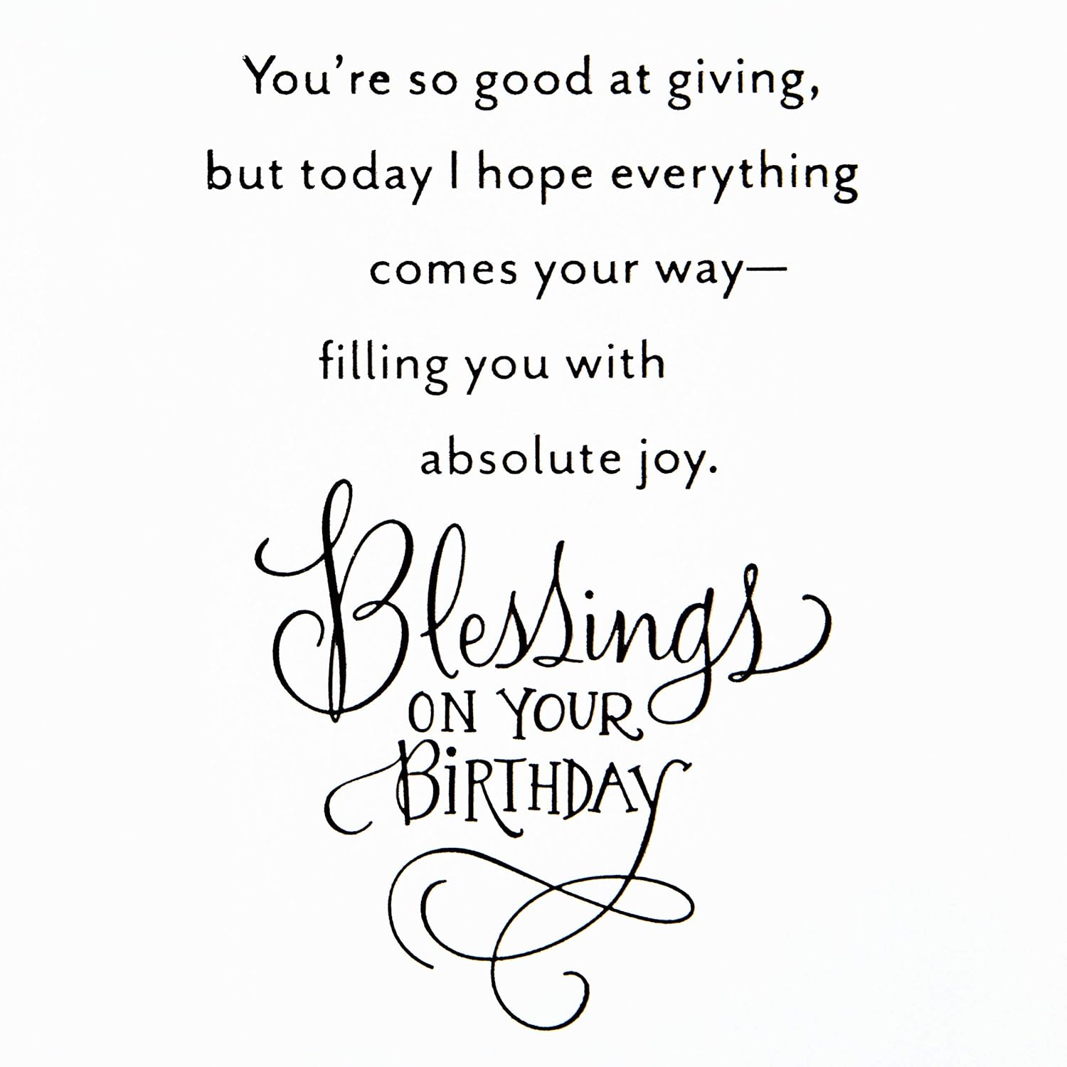 Hallmark DaySpring Religious Birthday Card (Blessings On Your Birthday) - Image 3