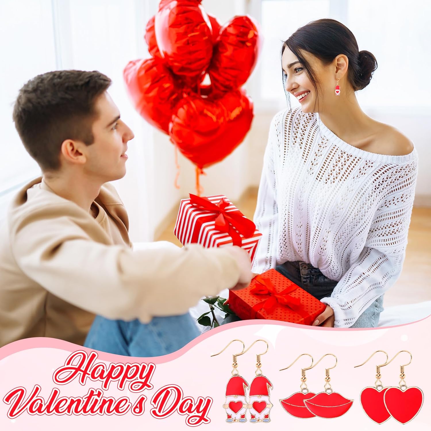 Nosiny 36 Pairs Holiday Earrings Variety Pack St. Patrick's Day Easter Gifts for Women Teacher Party Favors - Image 6