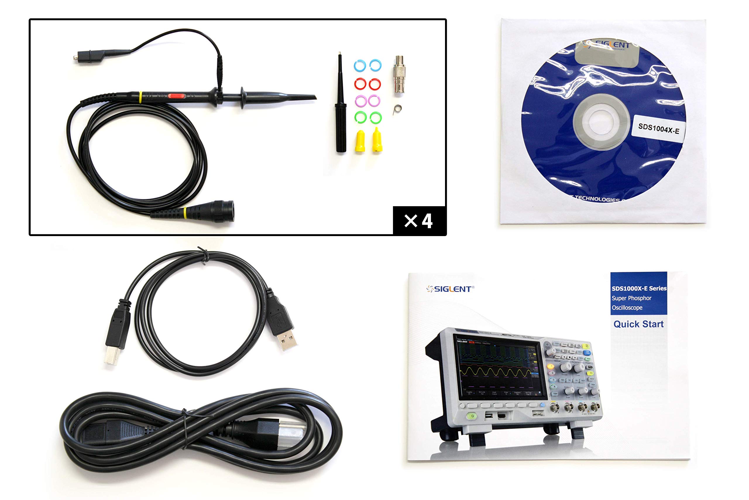 Amazon.co.jp: SIGLENT SDS1104X-E 4ch 100MHz 1GSa/s オシロスコープ 