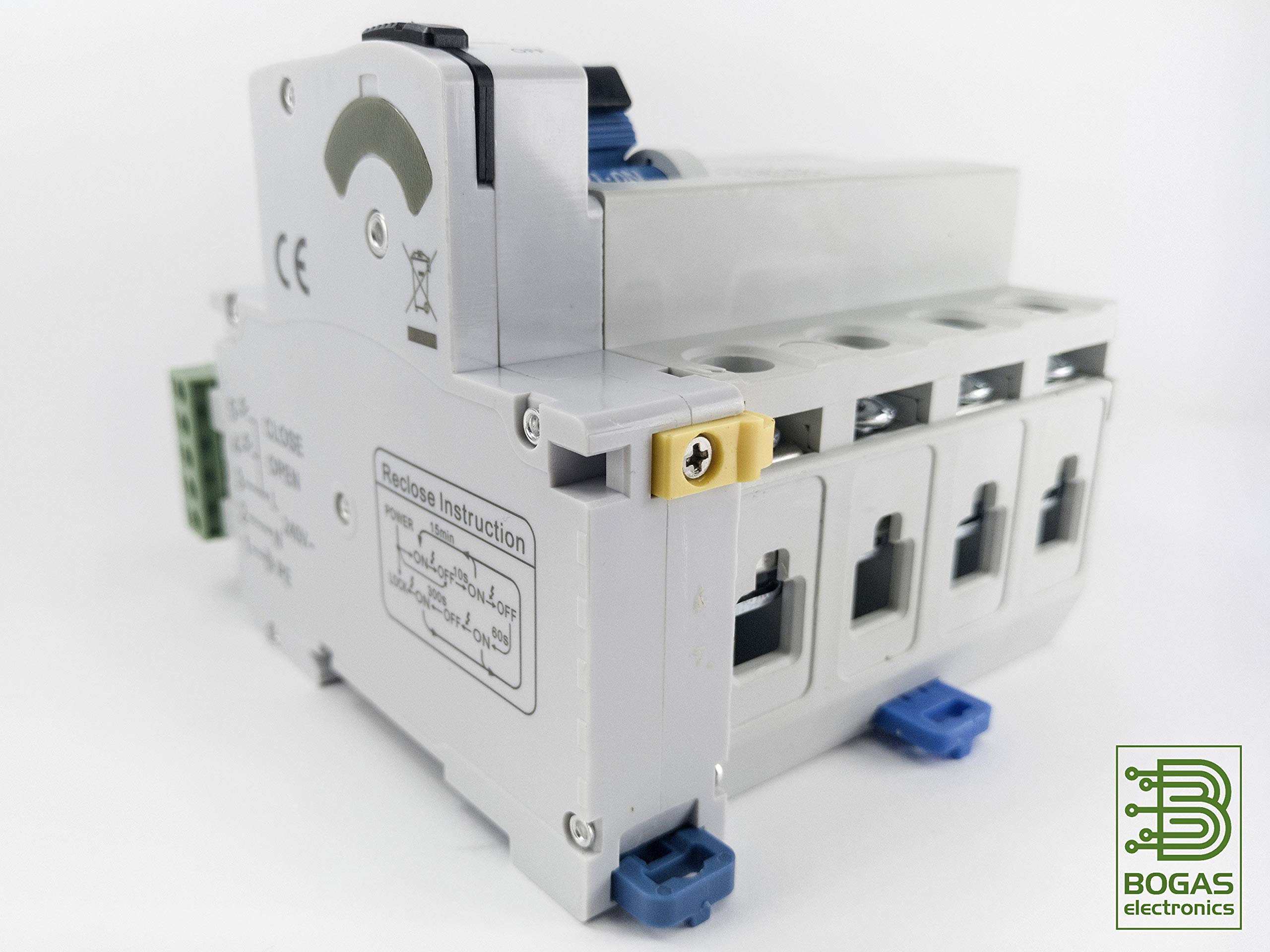 Interruptor Diferencial Trifásico (3P+N) Auto Rearmable Inmunizado de doble onda 40A 30mA Curva A