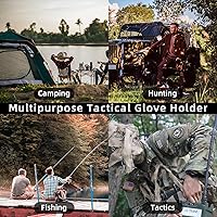 Vista 41 de MELOTOUGH Soporte táctico para guantes de trabajo para mochila táctica, cinturón de herramientas