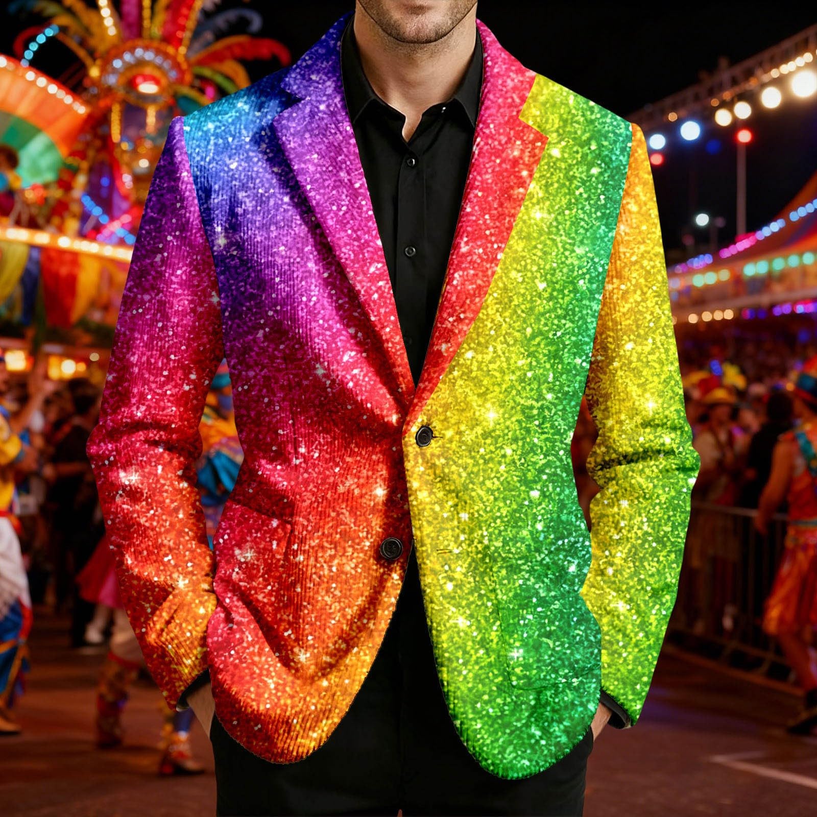 Elegante chaqueta de pana con estampado de esmoquin para hombre, estilo casual, para fiestas, bodas, discotecas, escenarios