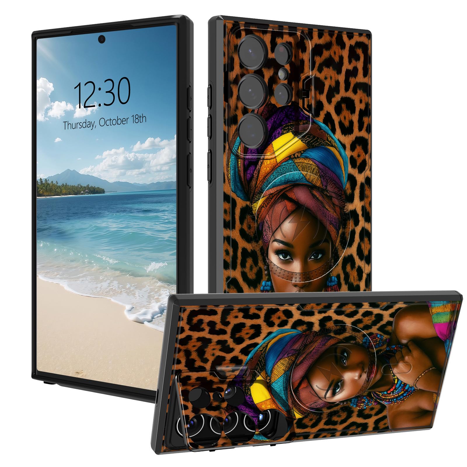 Coque robuste Samsung S24 Ultra antichoc avec support - 8