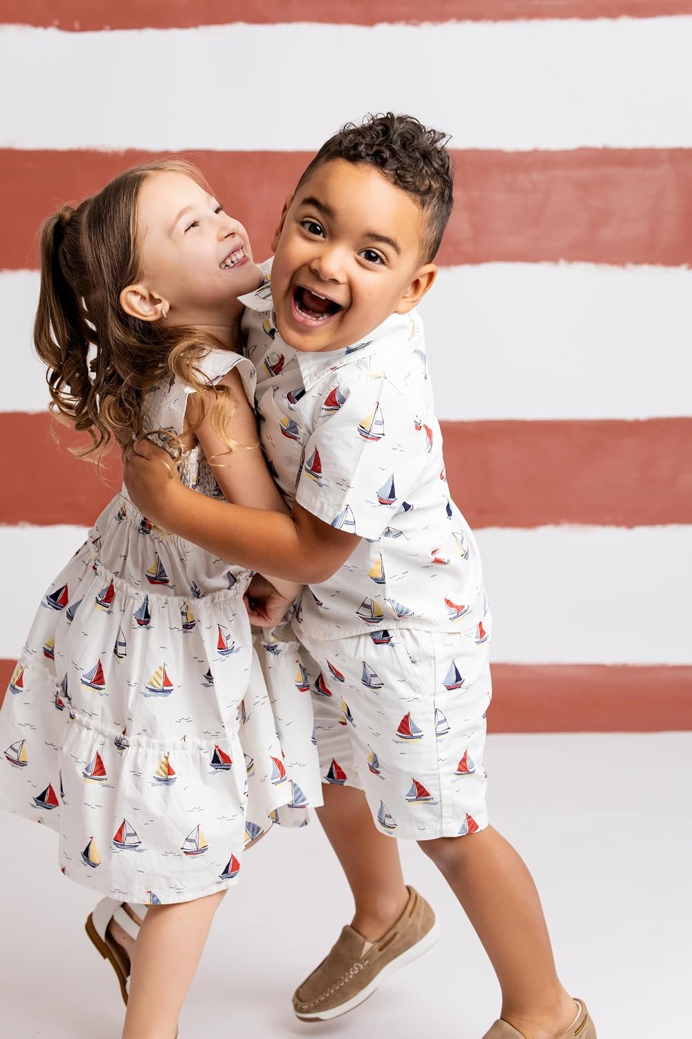 Monica + Andy Baby Girls' Organic Flutter Sleeve Dress