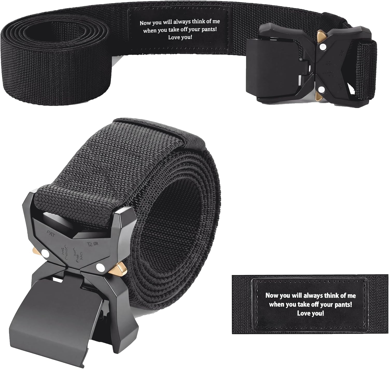 Personalized Belt for Men, Tactical Belt