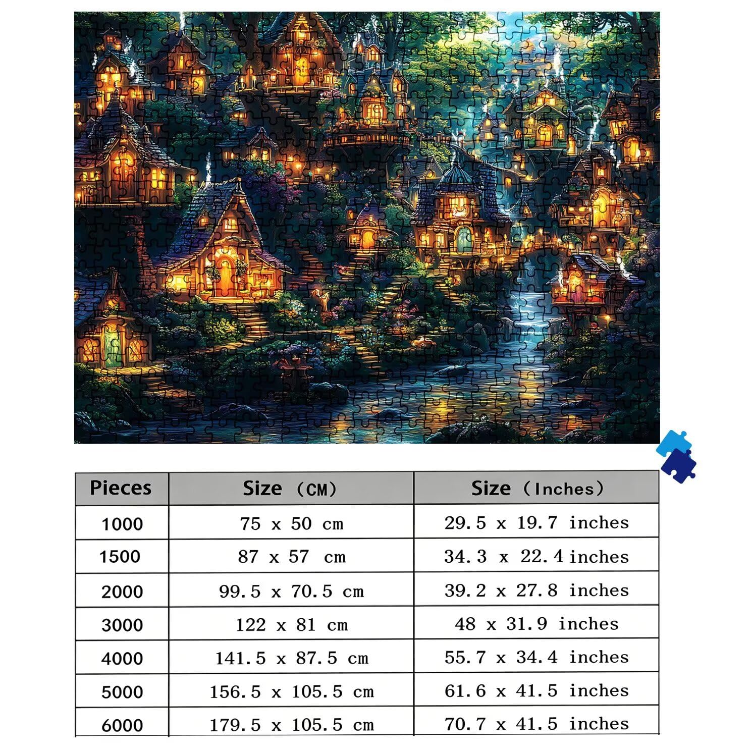 Puzzle 1000 elementów, drewniane puzzle dla dorosłych - Impossible Puzzle 75 x 50 cm niffy gra myśleniowa i łamigłówka dla kobiet i mężczyzn, gra rodzinna na wieczory z grami, prezent dla kobiet