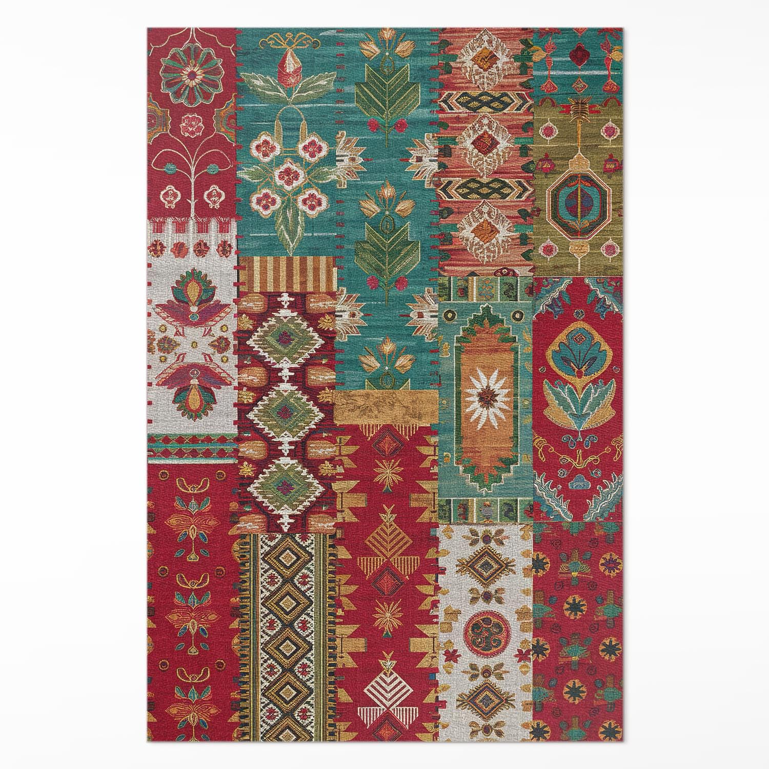 Tapis en vinyle de salon motif géométrique pour maison moderne