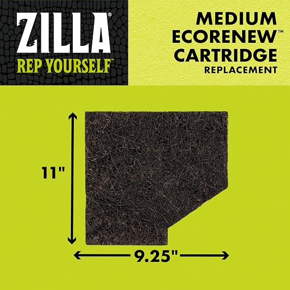 Zilla EcoRenew Filter Cartridge for SmartClean 20G Filter, 3-Pack