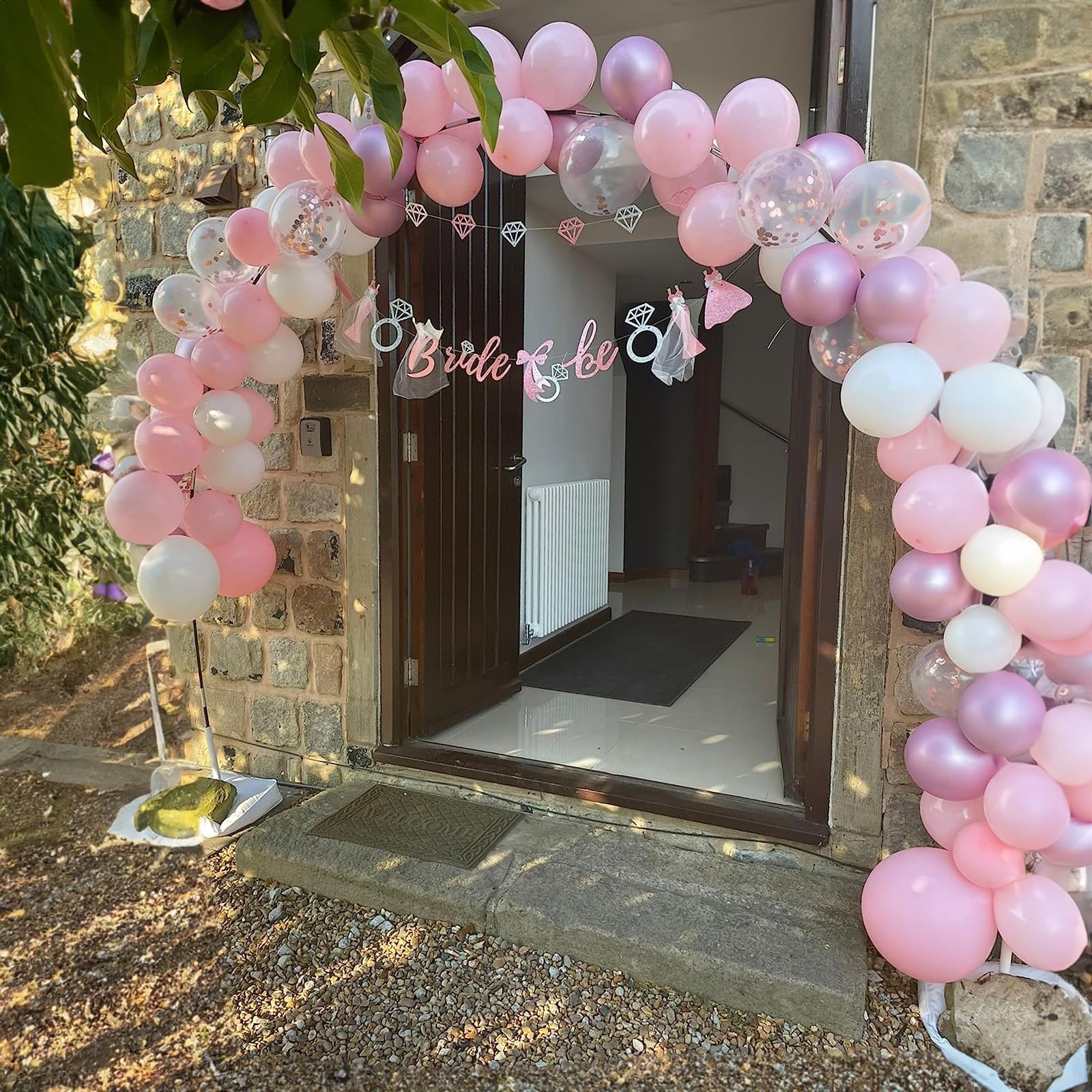 Pink & White Balloon Arch Kit - 100PCS Pastel Birthday Decor For Girls Baby Shower & Princess Parties