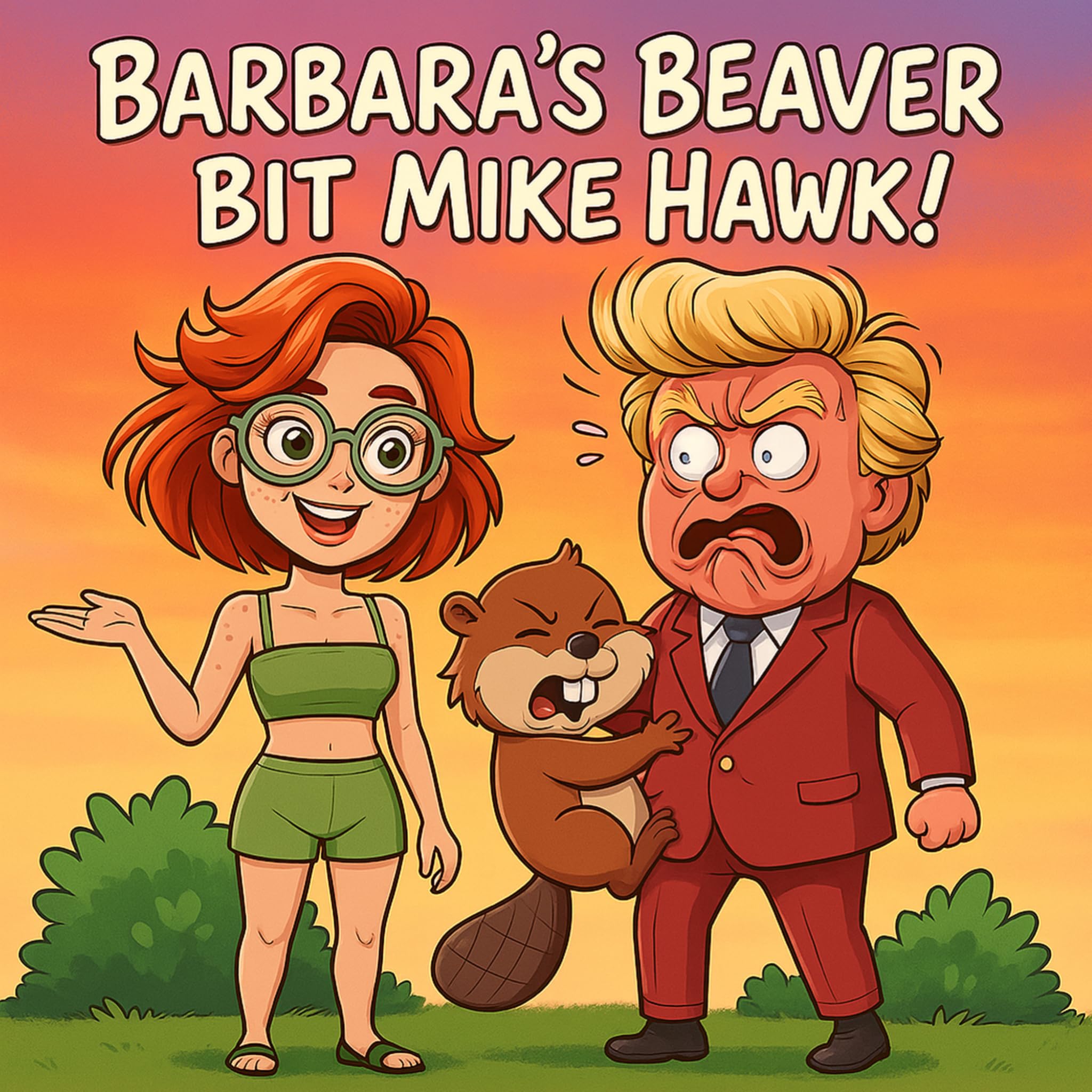 Barbara’s Beaver Bit Mike Hawk: A Laugh-Out-Loud A
