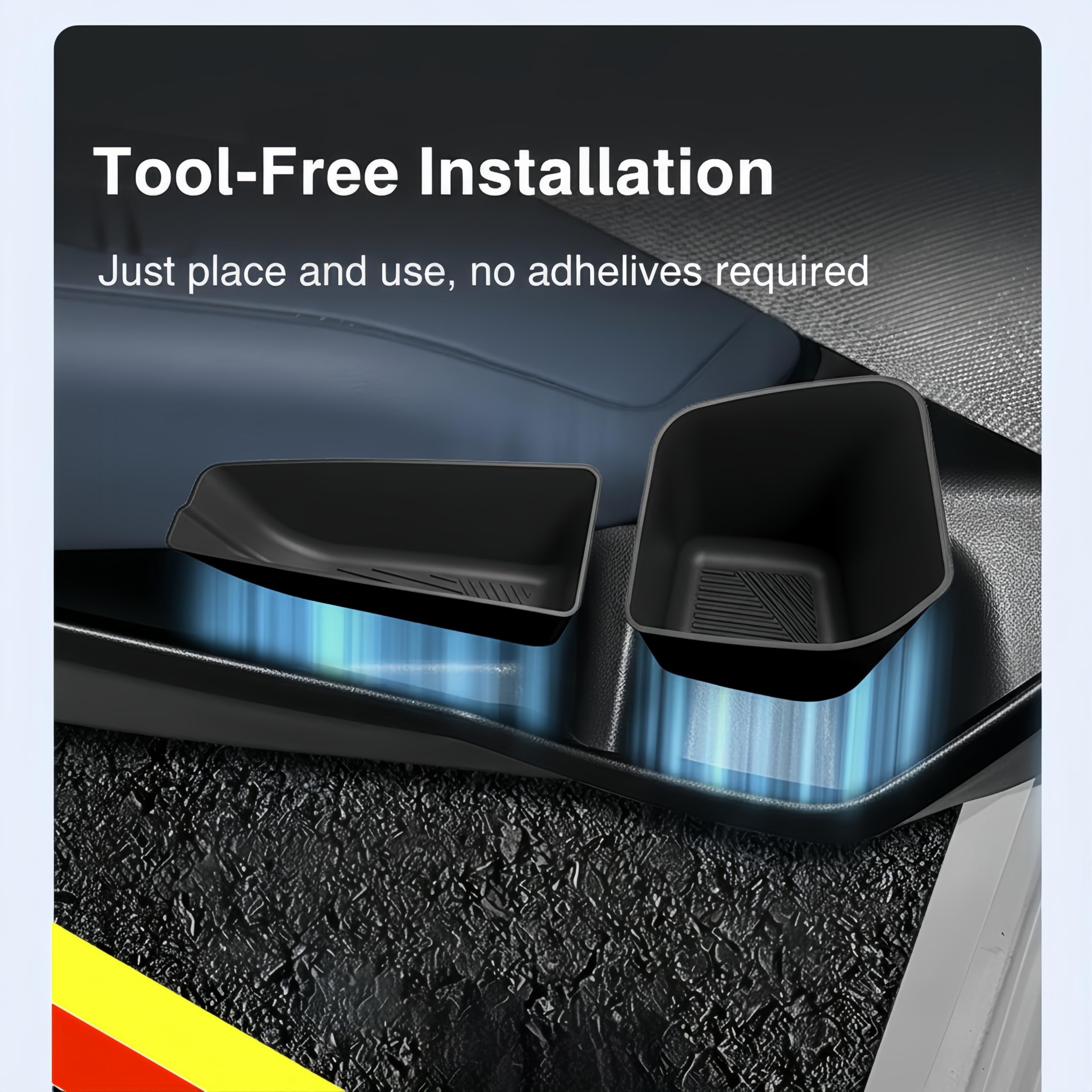 POETRYXIAO Organizer per portiera anteriore e posteriore dell'auto, adatto per BMW X3 G45 G48, set da 10 pezzi, accessori per interni dell'auto, impedisce lo scivolamento e riduce il rumore, nero