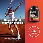 Optimum Nutrition Norme or 100% Poudre de protéines de lactosérum 2.270g - Crème glacée à la vanille - 73 portions (l'emballage peut varier)