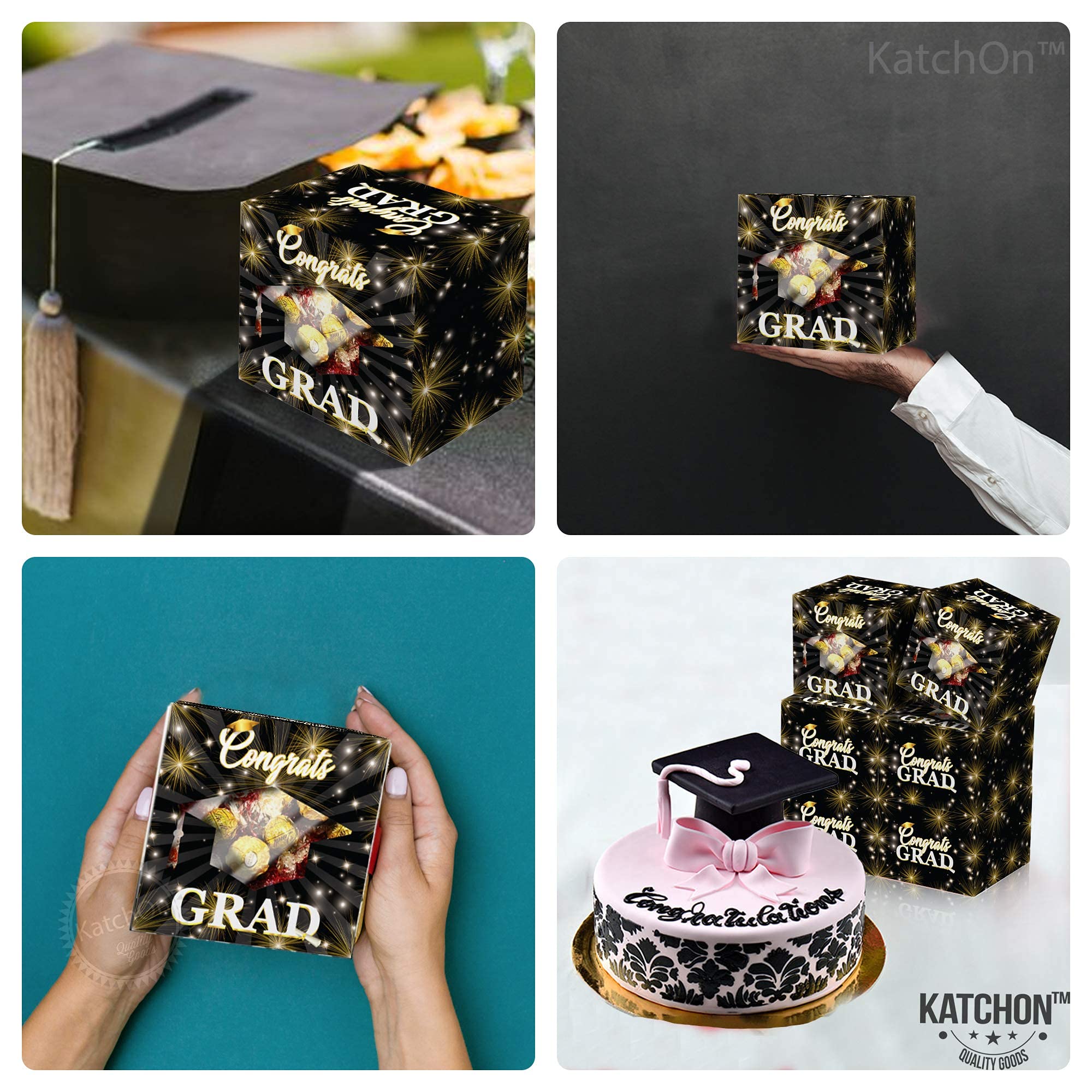 Buy Graduation Party Favors with Transparent Window Pack of 25