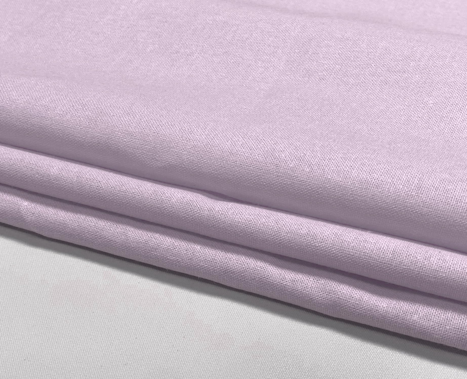 A-Express Plain Cotton Fabric, 60 Inches 150cm Extra Wide Per Metre, 150 GSM Viscose Material, for Clothing Quilting - Image 2