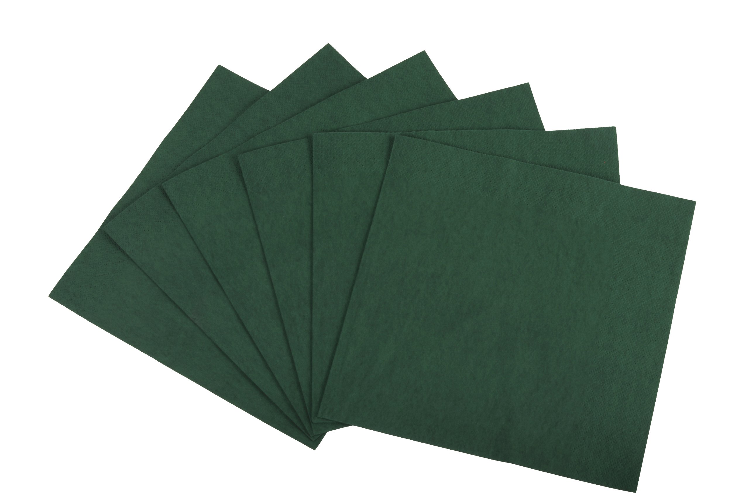Funny - Servilletas de celulosa (3 capas, 40 x 40 cm, 4 paquetes de 250 unidades), color verde