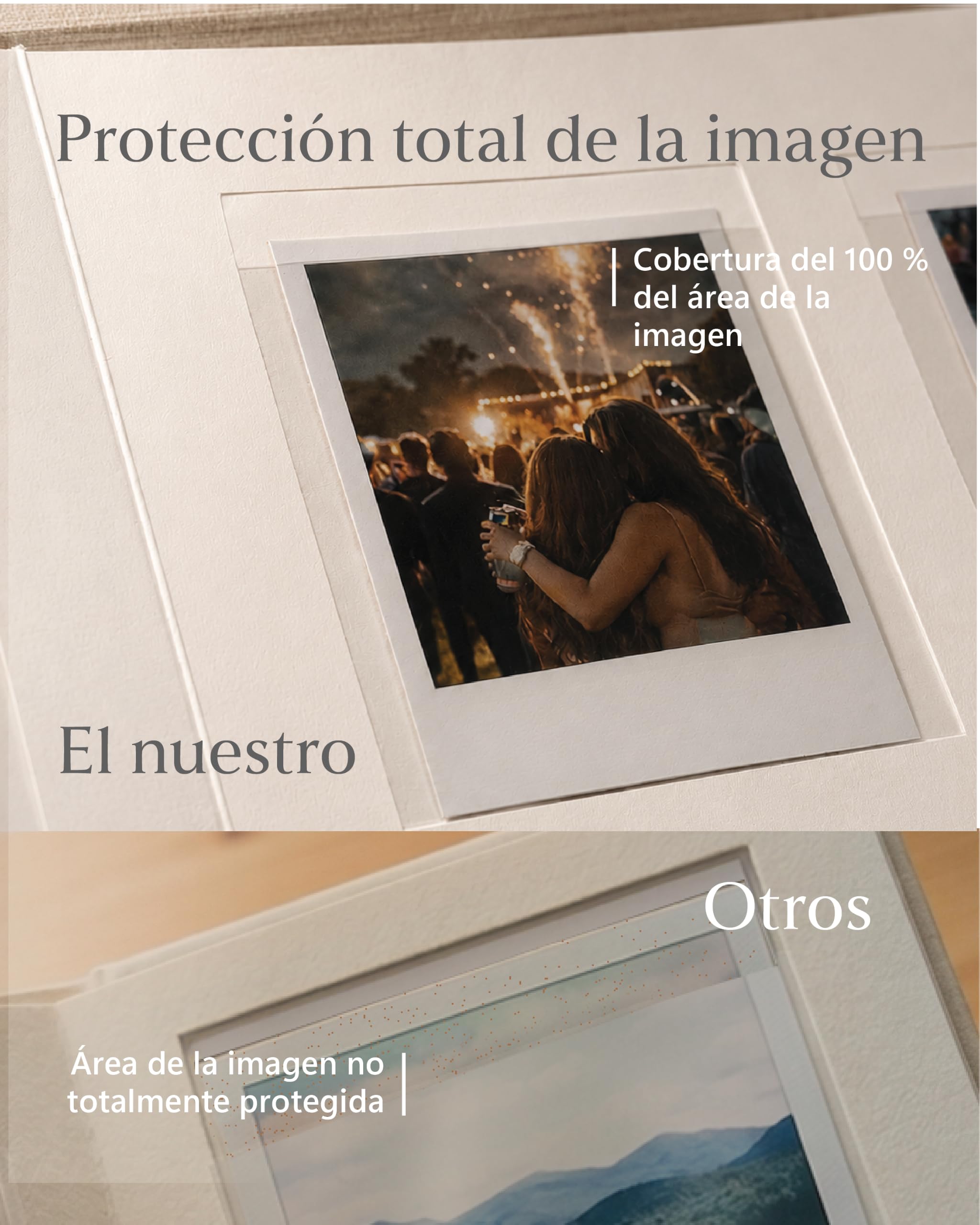 Album de Fotos para Polaroid 600 Film Fotografico con Espacio para Notas | Album Fotos Polaroid - Libro de Firmas para Boda y Scrapbook en Cuero - Regalos Originales Para Mujer con Caja Regalo