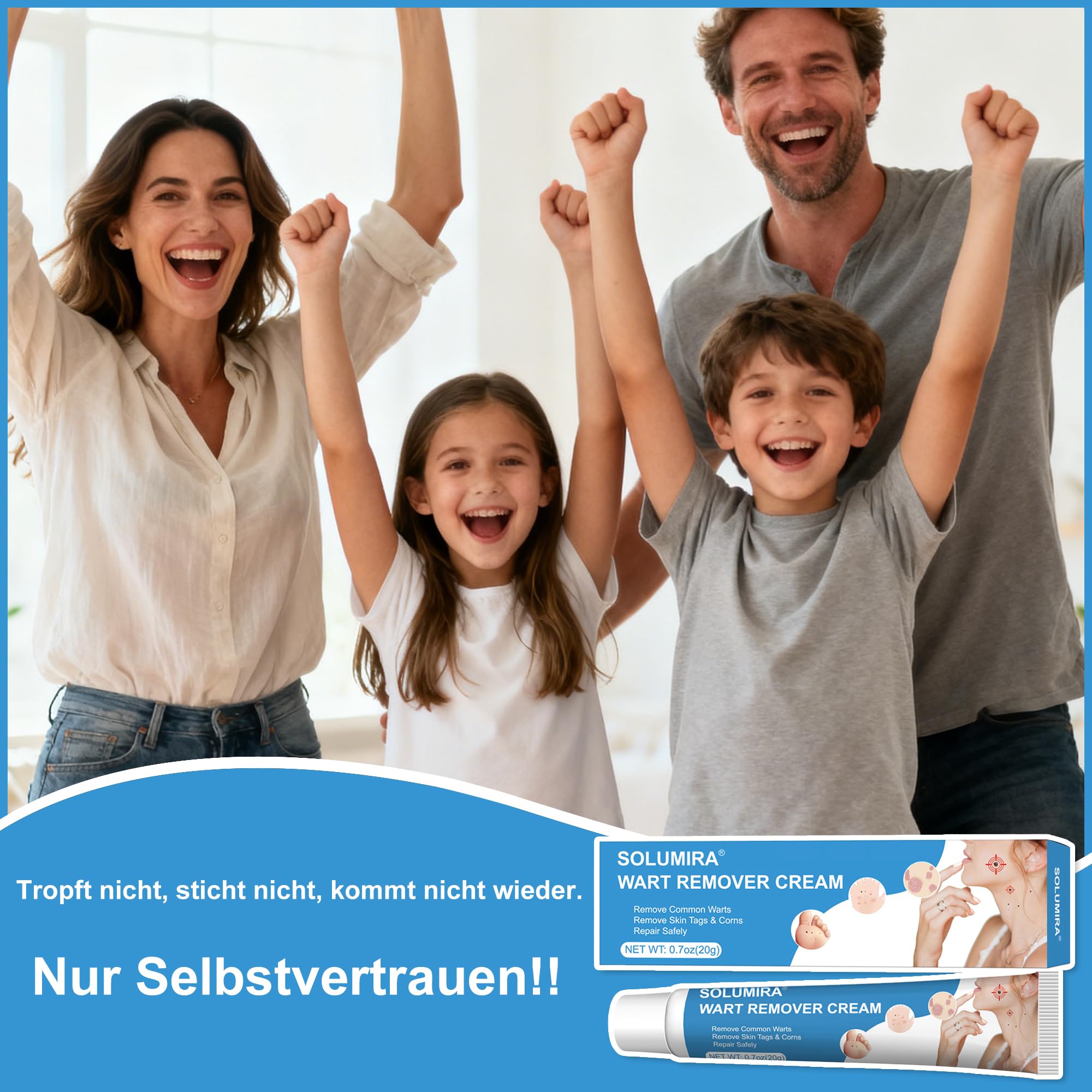 Warzenentfernungscreme für Gesicht und Körper - 20g