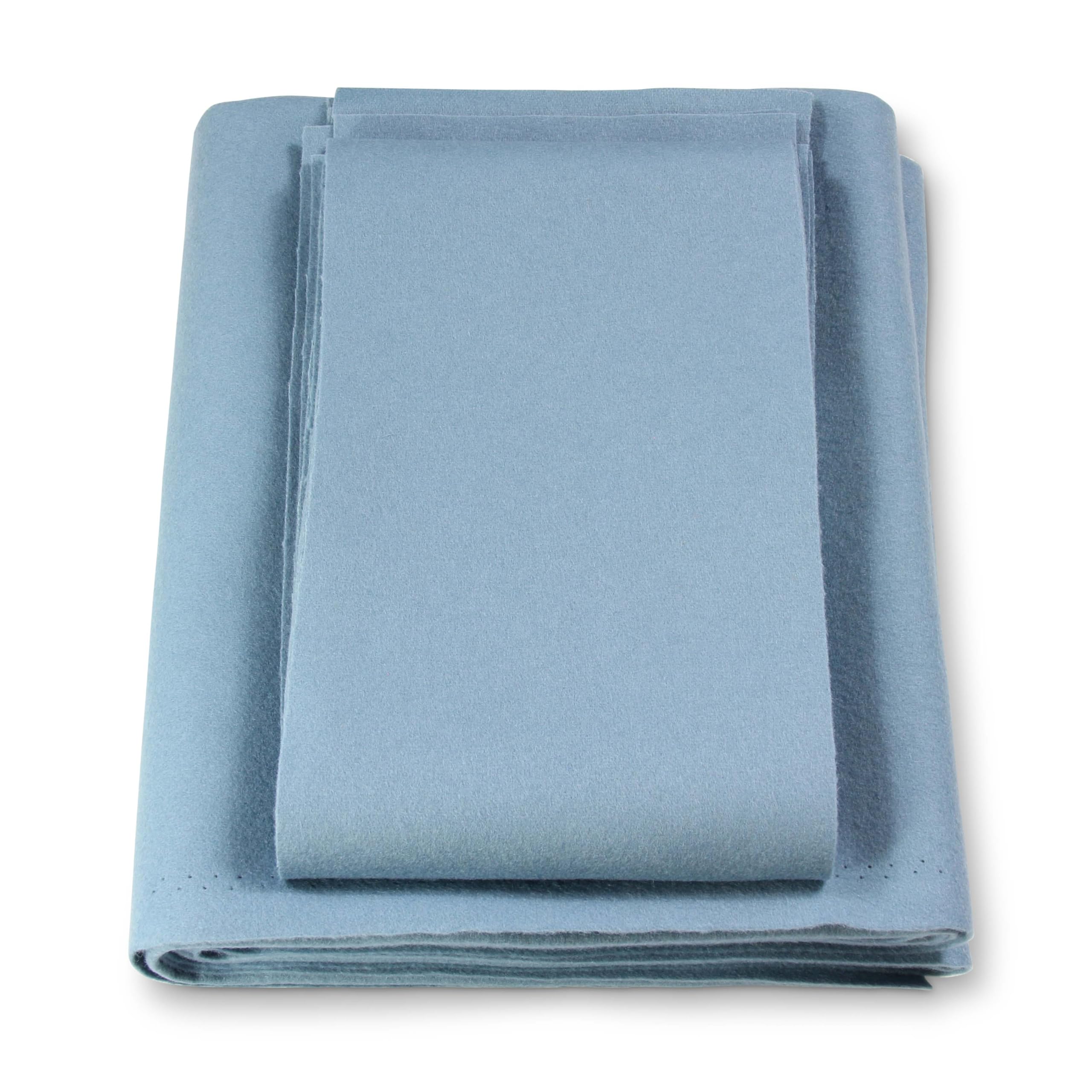 Funky Chalk Hainsworth SMART Bed and Cushion Cloth Set for 7 Foot UK English 8 Ball Pool Table (Powder Blue)
