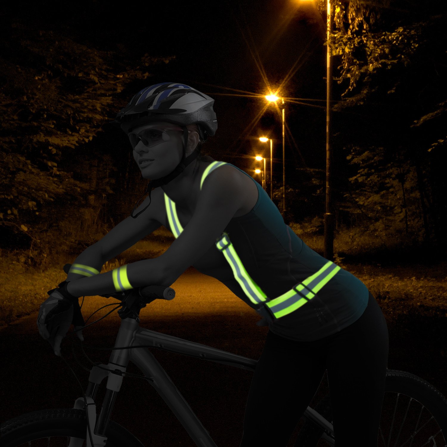 Gilet Catarifrangente Sufune Regolabile - Alta Visibilità Per Ciclismo E Corsa - Foto 12