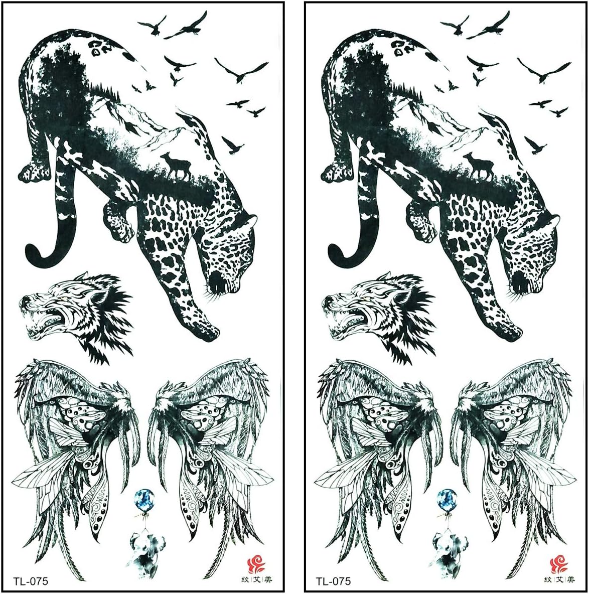 Tattoos 2 Sheets Red Blue Pink Bow Ribbon Cartoon Tattoo Vintage Style Art Body Temporary Tattoos Fake Waterproof Removable Stickers Party for Kid Teens Men Women (13) : Beauty & Personal Care