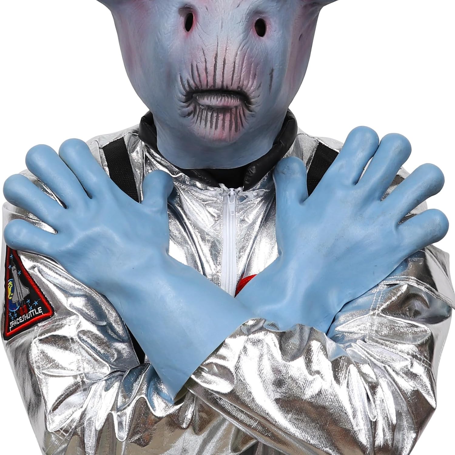 1 Pair Latex Alien Gloves Halloween Easter Cosplay Party Costume Accessory