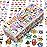 Sinceroduct Stickers for Kids 4000+, 3D Puffy Stickers for Kids Toddlers 80 Different Sheets Variety Pack for Craft Scrapbooking,Boys Girls Teachers Gifts, Reward for Students or Children