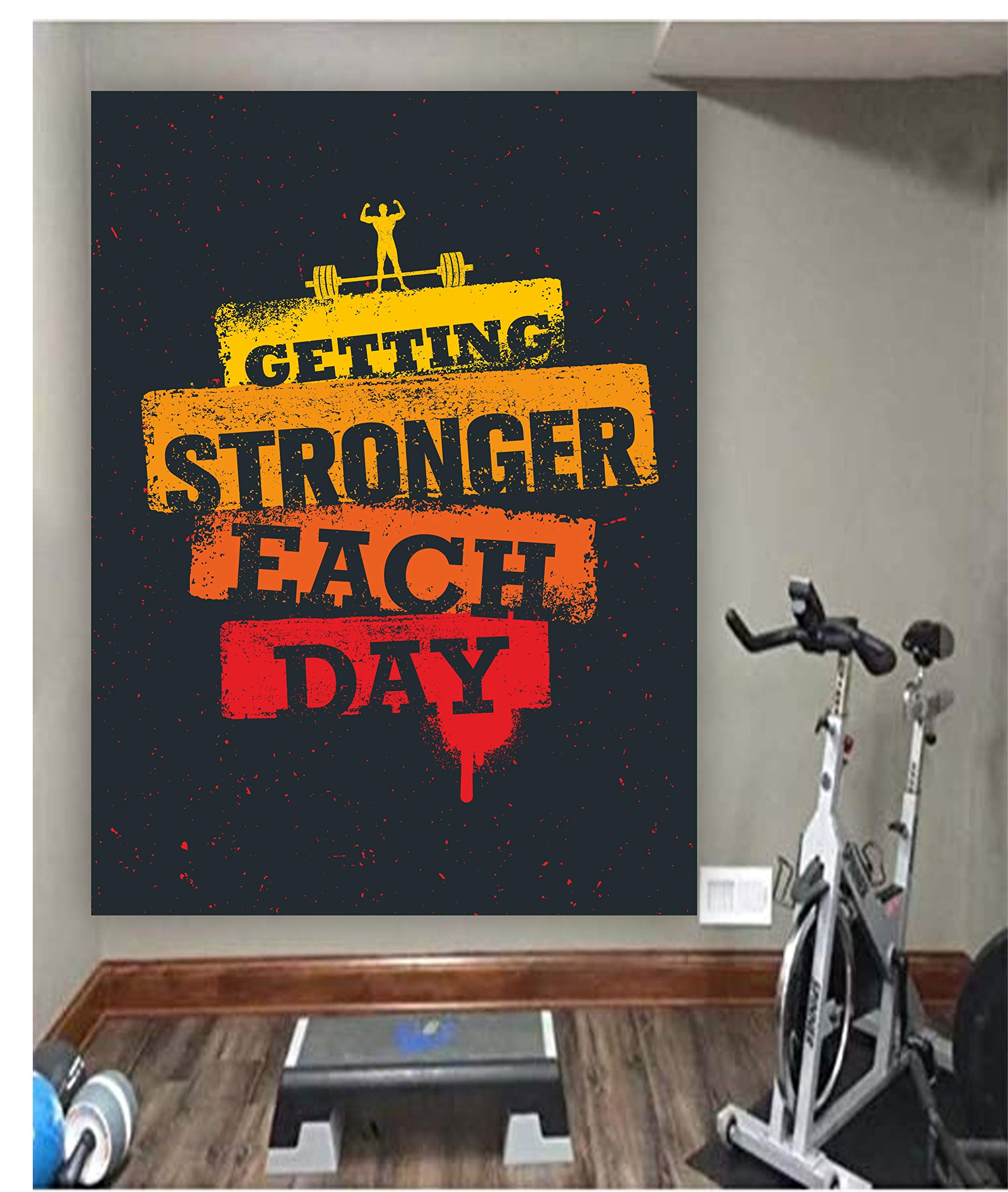 Decor Production Gym Quote Motivational Wallpaper Poster | Wall Sticker |Self Adhesive Vinyl for Fitness Room, Office Decor,Home Decor, Bedroom, Hall, Gym Room/Posteetcr(36x48 Inch) (B08KXYSXFG) Amazon Price History, Amazon Price Tracker
