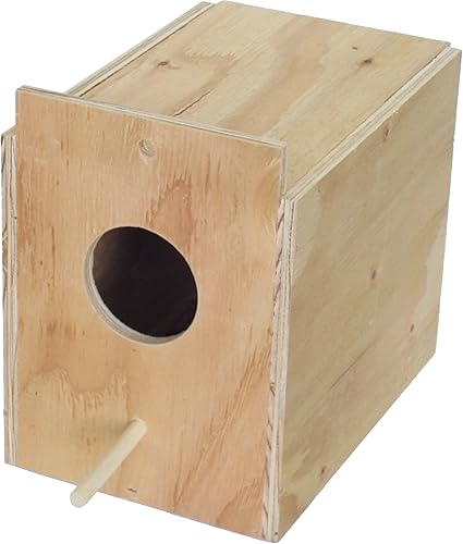 YML Caja nido de madera ensamblada para montaje exterior, grande