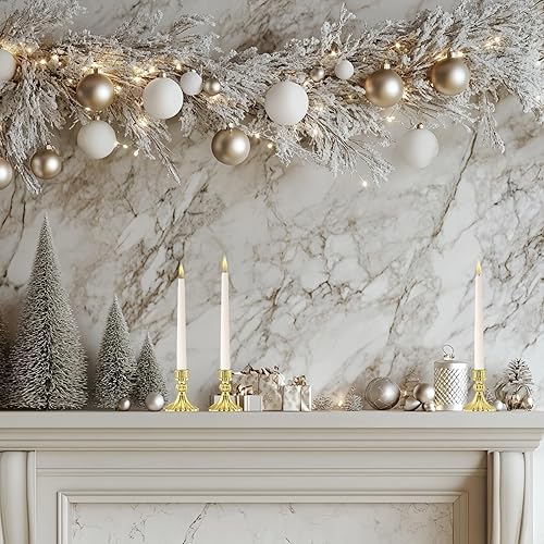 Miniatura 5 de Portavelas de cristal, portavelas cónico a rayas, juego de 6 candelabros para centros de mesa, decoración del hogar, bodas, festivales y fiestas