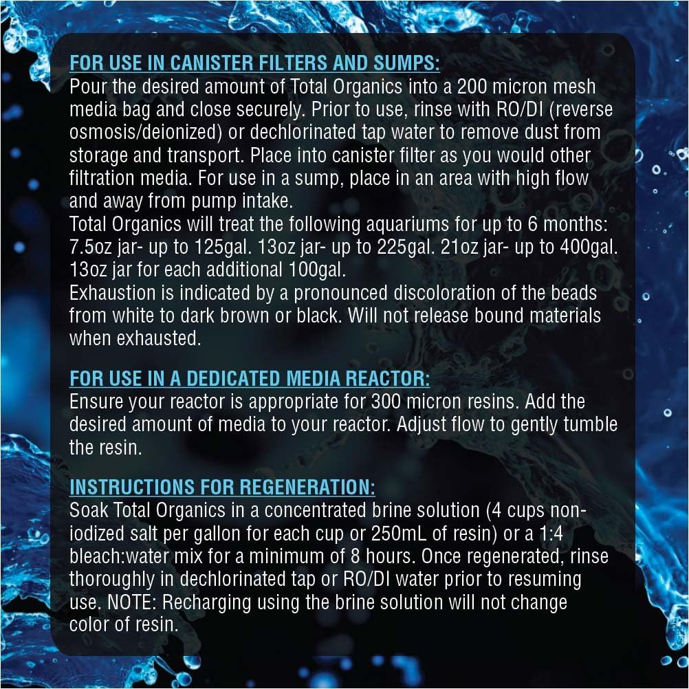 Cobalt Aquatics Total Organics, 7.5 oz.