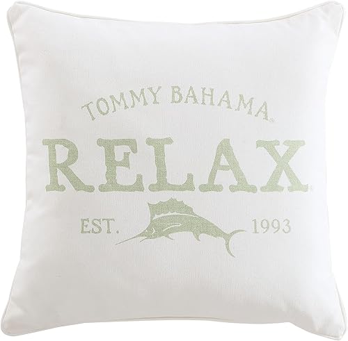 Miniatura 4 de Tommy Bahama - Juego de edredón King, ropa de cama reversible de algodón con fundas a juego y almohadas adicionales, juego de ropa de cama súper