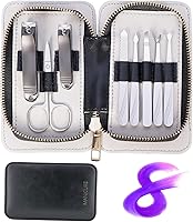 Vista 14 de Juego de manicura 8 en 1, cortaúñas RedFlow, cortaúñas de uñas de manos y pies, herramientas de manicura, herramientas de pedicura, adecuado