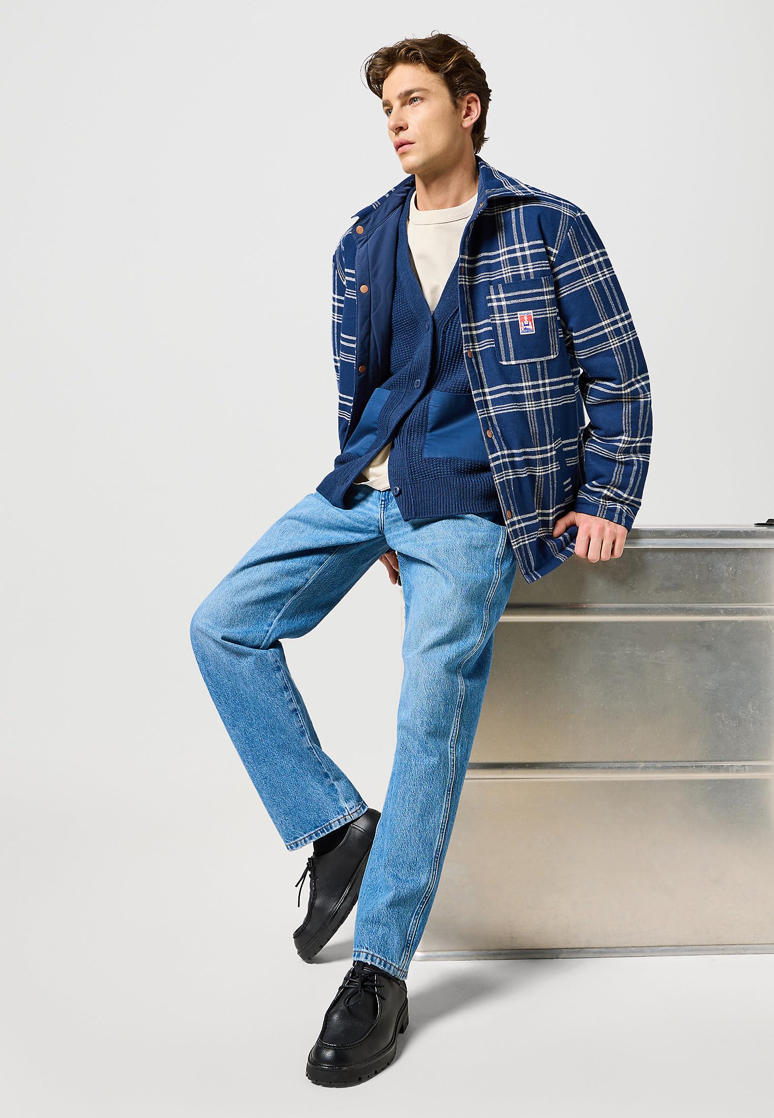 Wrangler Frontier - Dżins Mężczyźni