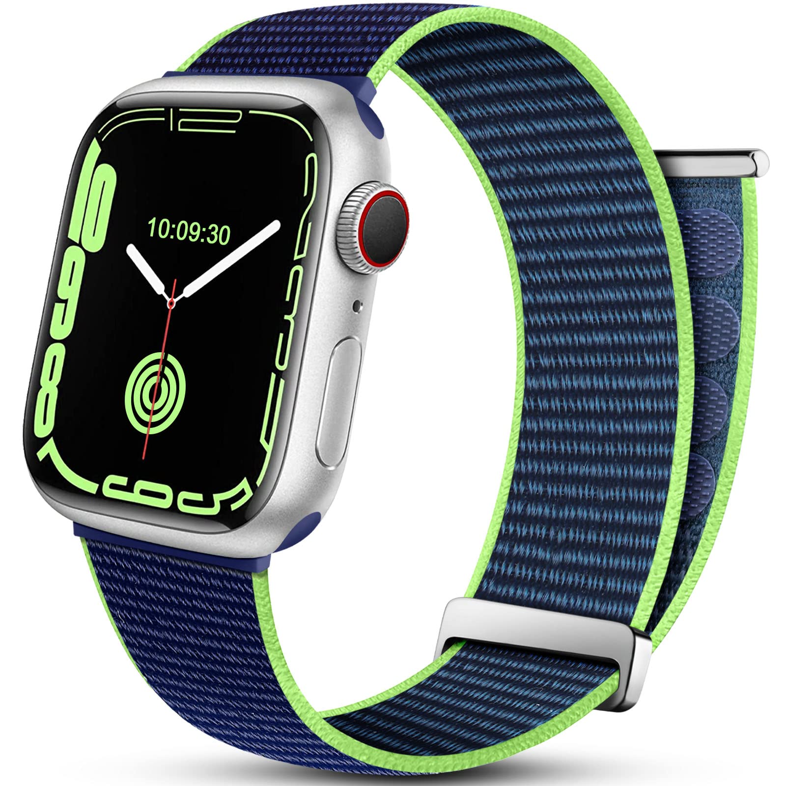 Mastten Sport Loop Straps Compatible with Apple Watch Strap 42mm 44mm 45mm 49mm 38mm 40mm 41mm,Breathable Nylon Men Women, Braided Fabric Replacement Band for iWatch Series 9/8/Ultra/7/6/5/4/3/2/1 SE