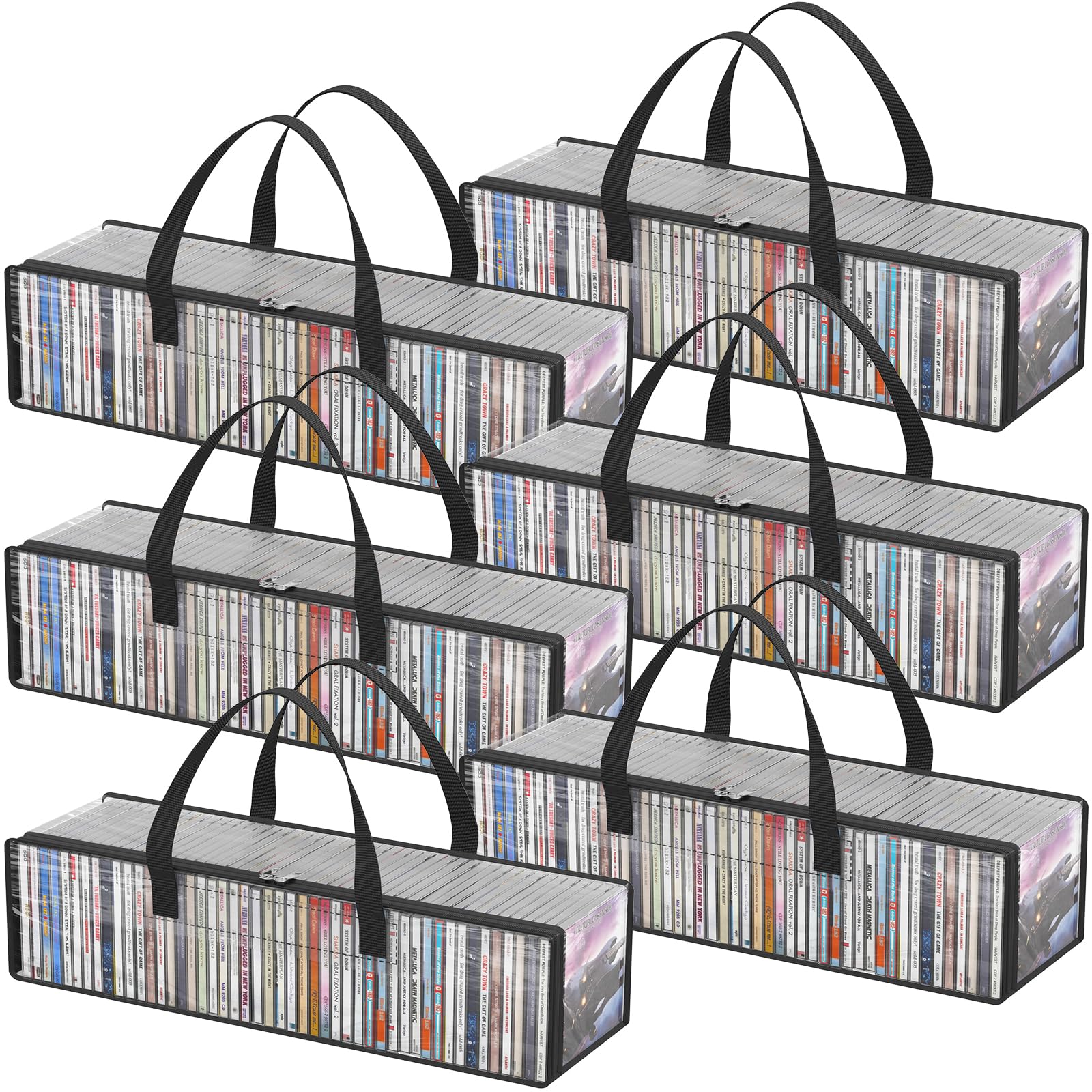 Lifewit CD Storage Bags 6-Pack