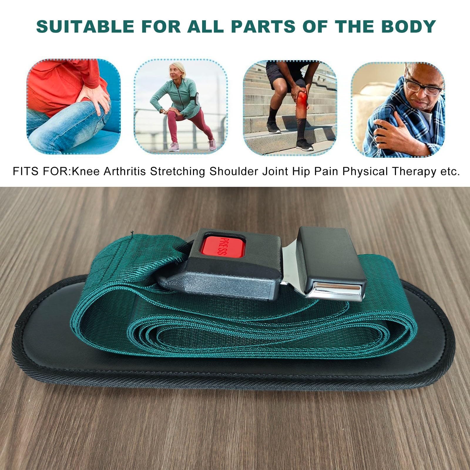 Cintura di mobilizzazione (9,8 Piedi) - Cintura di mobilizzazione per Riabilitazione e Terapia Manuale,Terapia Fisica, fisioterapista Altamente raccomandata(B)