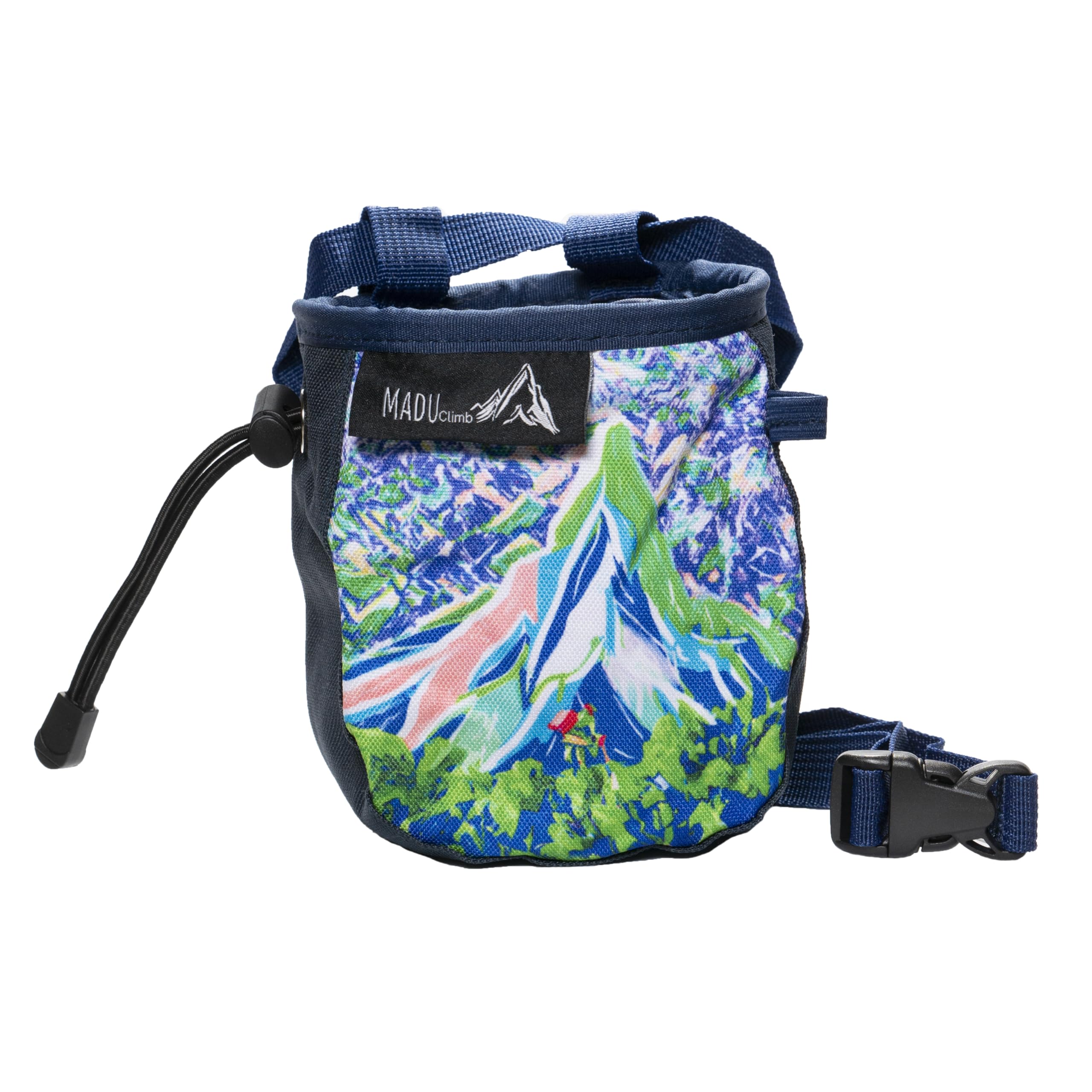 Sac à craie d'escalade Madu Climb (violet art)