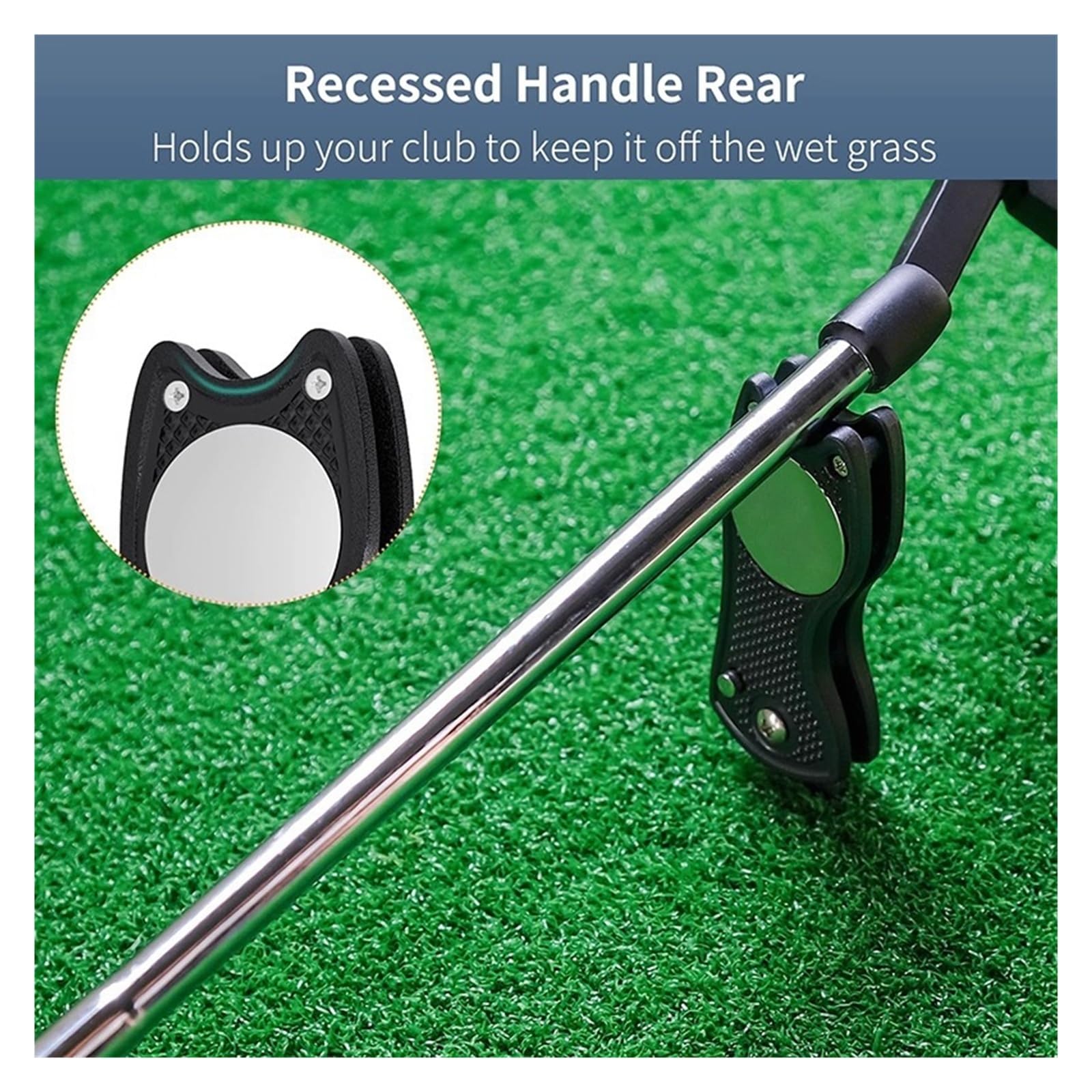Golf-Divot-Reparaturwerkzeug, faltbares Metall-Golf-Green-Divot-Werkzeug mit magnetischem Ballmarker, Golfzubehör