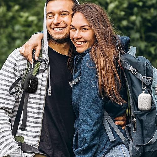 Vista 357 de Funda para Airpods de 2ª y 1ª, silicona suave, leopardo, compatible con Apple AirPods de 2ª/1ª generación de carga con llavero, a prueba de golpes