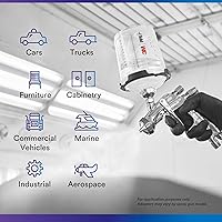 Vista 9 de 3M 26003 PPS 2.0 Spray Gun Adapter 16 mm Female, 1.5 mm Thread, 1 Pack