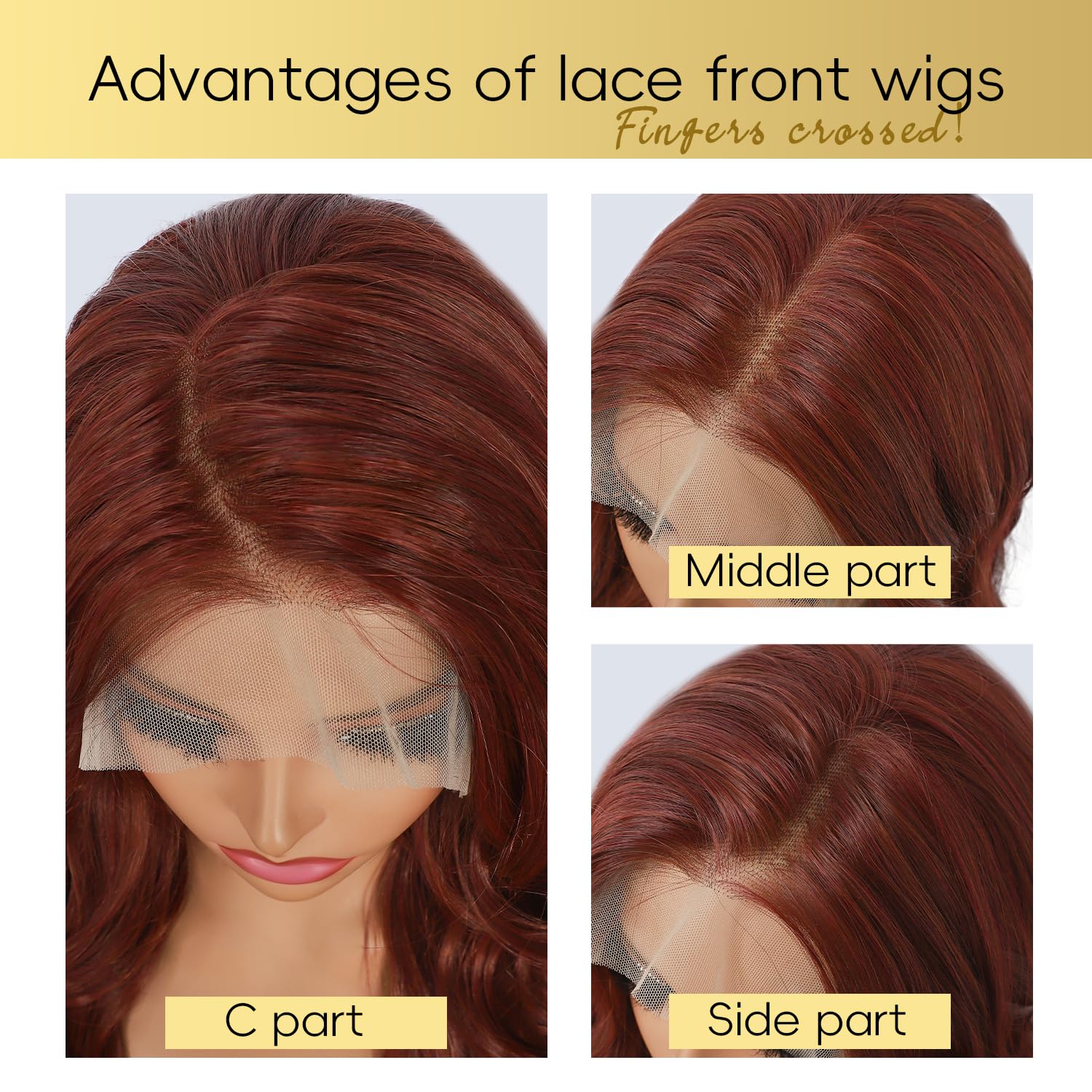 SOMIARIK Synthetic Lace Front Wig - Image 4