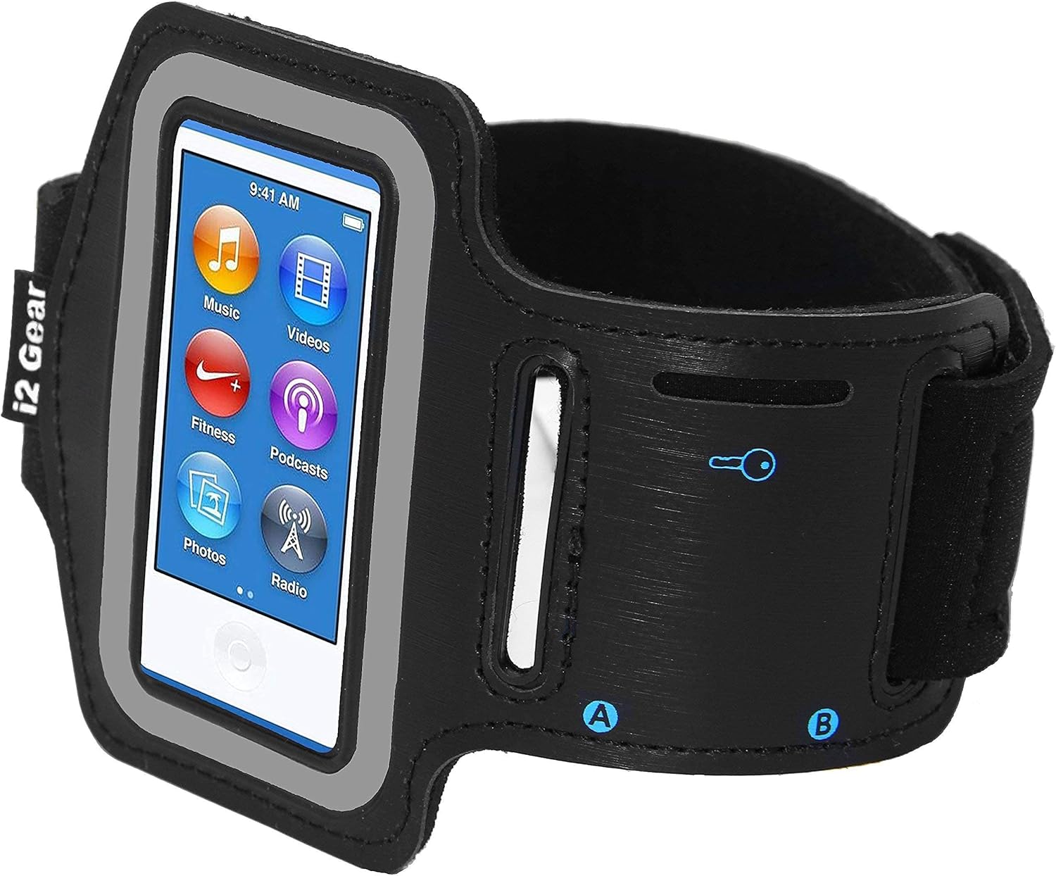 i2 Gear Armband for iPod Nano 7th and 8th Generation with Elastic Armband Extender : Electronics