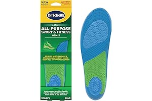 Dr. Scholl's SPORT Insoles for Women: Enhanced Shock Absorption and Arch Support