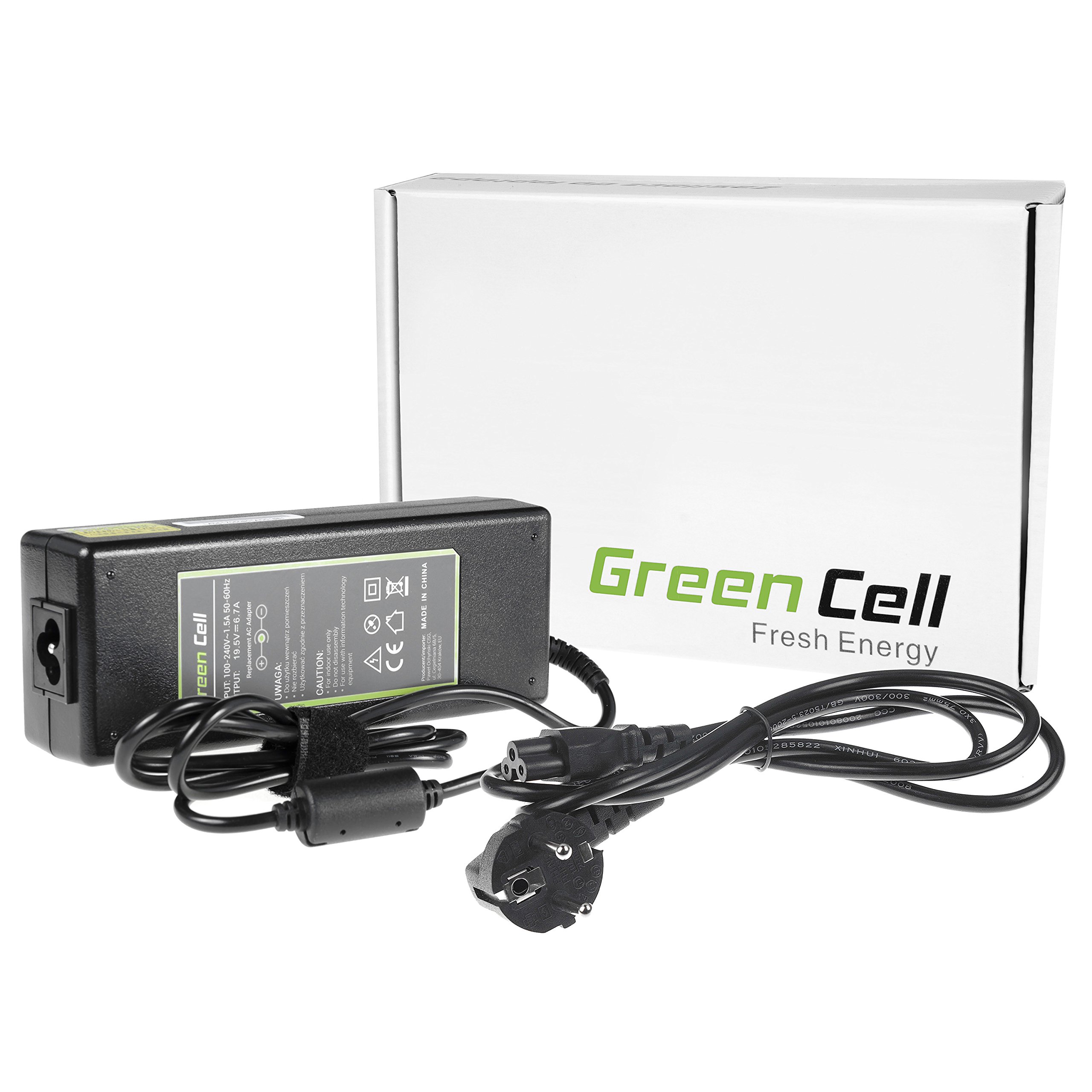 Green Cell® Caricatore Notebook Adattatore per PC Portatile Dell XPS 15 9530 (Uscita: 19.5V 6.7A 130W, Connettore: 4.5mm-3.0mm) Laptop Alimentatore