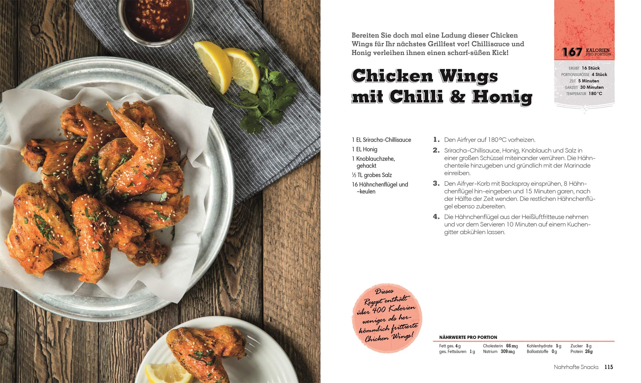 Das gesunde Airfryer-Kochbuch: 100 kreative Rezepte für die Heißluftfritteuse
